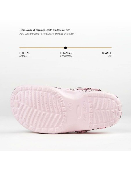 Beach Sandals Minnie Mouse Pink