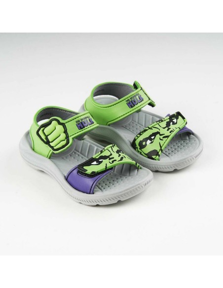 Children's sandals The Avengers Green