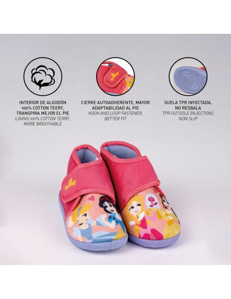 House Slippers Disney Princess Pink