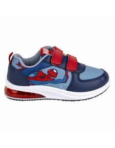LED Trainers Spider-Man Velcro Blue