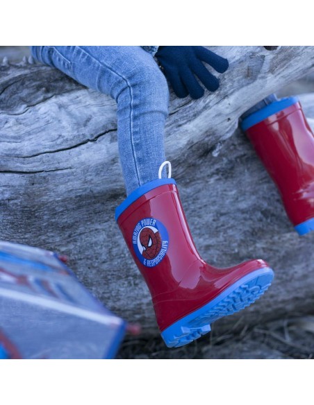 Children's Water Boots Spider-Man Red