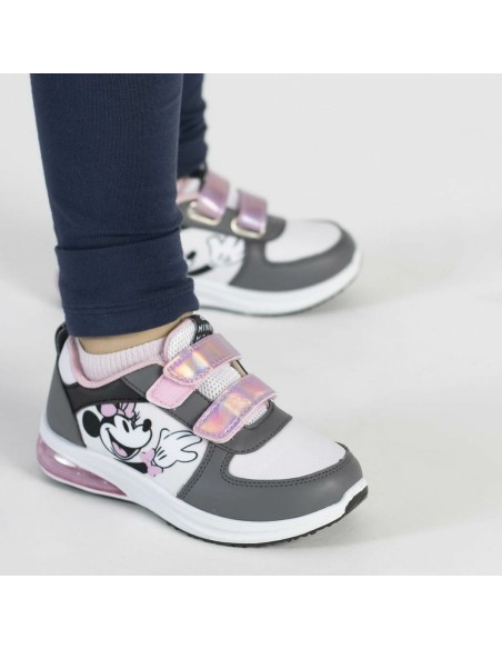 LED Trainers Minnie Mouse Velcro