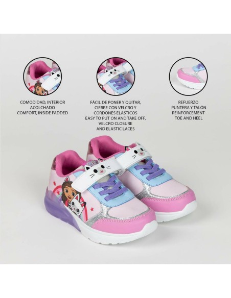 LED Trainers Gabby's Dollhouse Pink