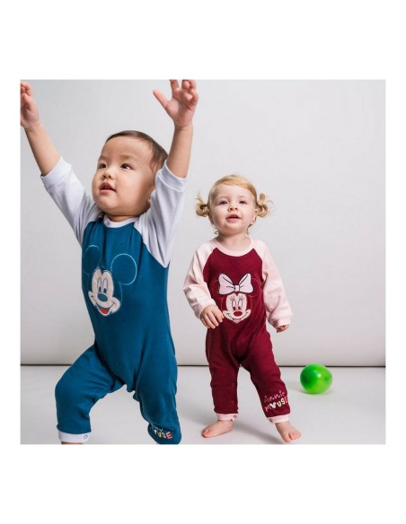 Baby's Long-sleeved Romper Suit Mickey Mouse Blue