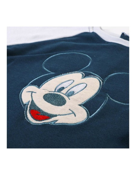 Baby's Long-sleeved Romper Suit Mickey Mouse Blue