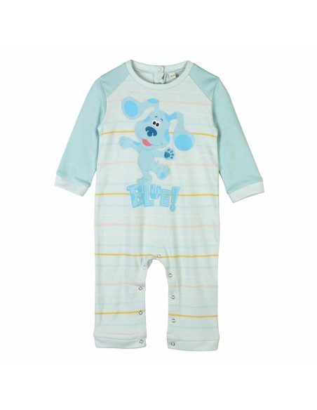 Baby's Long-sleeved Romper Suit Blue Blue