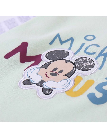 Children's Pyjama Mickey Mouse Pink Green Grey