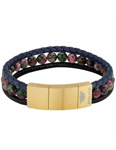 Men's Bracelet Police PJ26552BLK.02 Stainless steel 45 cm 21,5 cm
