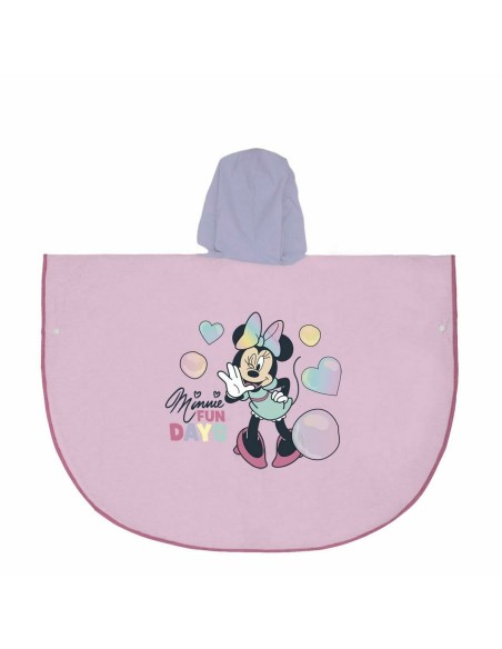 Waterproof Poncho with Hood Minnie Mouse Lilac