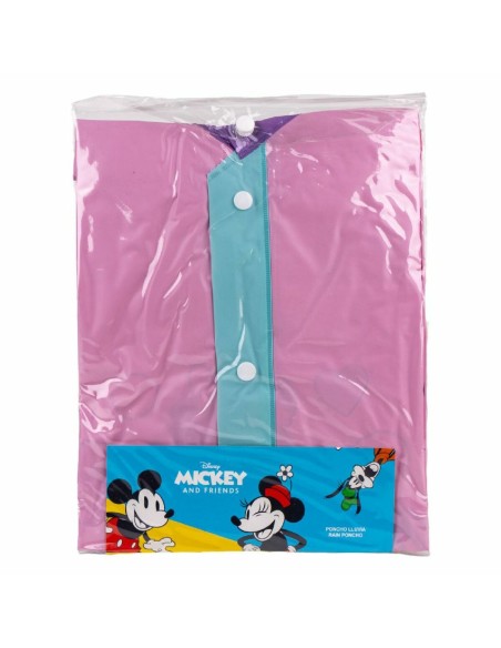 Waterproof Poncho with Hood Minnie Mouse Lilac