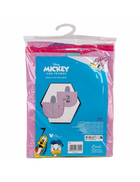 Waterproof Poncho with Hood Minnie Mouse Lilac