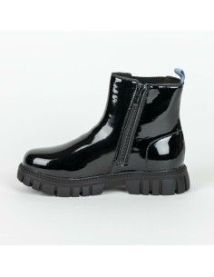 Kids Casual Boots Stitch Black