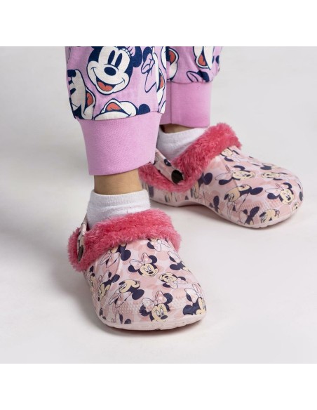 House Slippers Minnie Mouse Pink