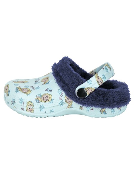 House Slippers Frozen Light Blue