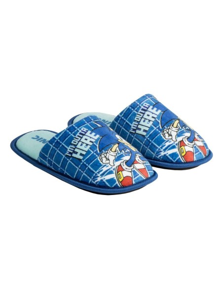 House Slippers Sonic Blue
