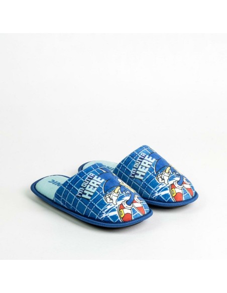 House Slippers Sonic Blue