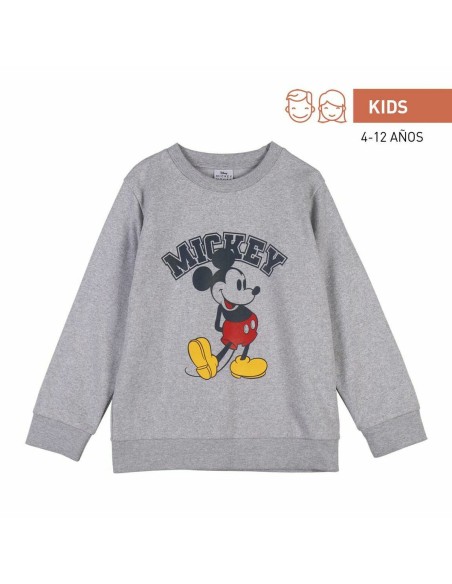 Children’s Sweatshirt without Hood Mickey Mouse Grey