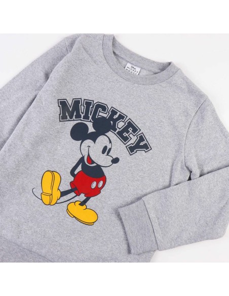 Children’s Sweatshirt without Hood Mickey Mouse Grey