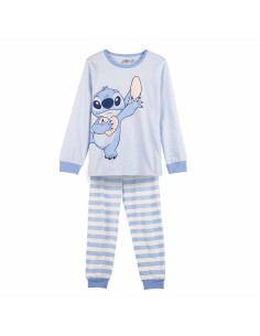 Children's Pyjama Stitch Light Blue