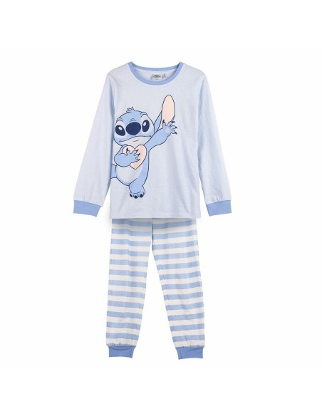 Children's Pyjama Stitch Light Blue