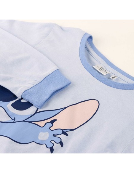 Children's Pyjama Stitch Light Blue