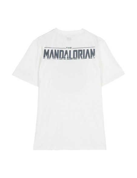 Child's Short Sleeve T-Shirt The Mandalorian White
