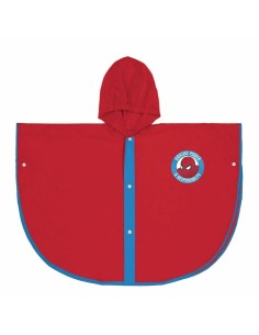 Waterproof Poncho with Hood Spider-Man Red