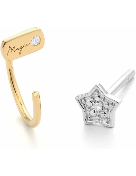 Ladies' Earrings Secrecy Sterling silver 1,5 cm