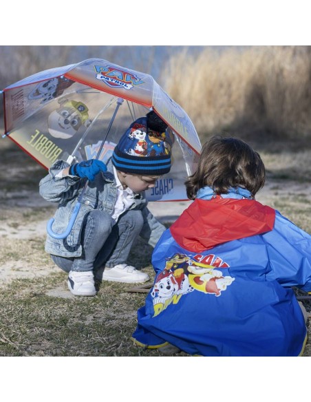 Waterproof Poncho with Hood The Paw Patrol Blue