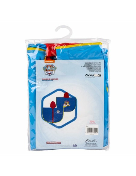 Waterproof Poncho with Hood The Paw Patrol Blue