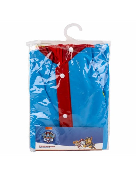 Waterproof Poncho with Hood The Paw Patrol Blue