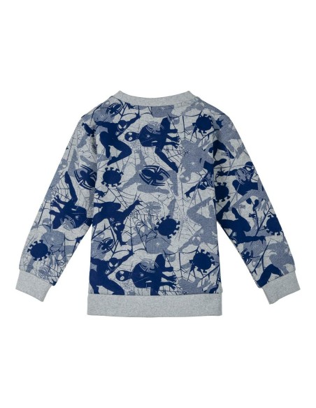 Children’s Sweatshirt without Hood Spider-Man Grey