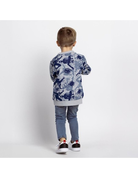 Children’s Sweatshirt without Hood Spider-Man Grey