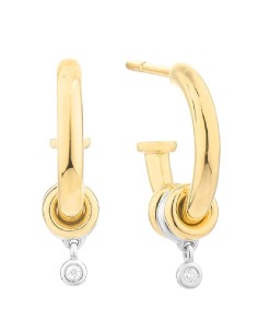 Ladies' Earrings Secrecy E8233CDAWW190 Sterling silver 1,5 cm