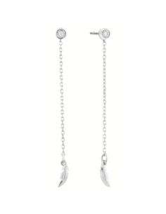 Ladies' Earrings Secrecy E8245CDAWA900 Sterling silver 5 cm