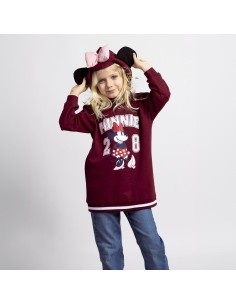 Hooded Sweatshirt for Girls Minnie Mouse Red 2