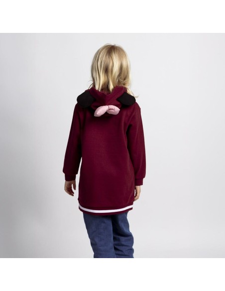 Hooded Sweatshirt for Girls Minnie Mouse Red