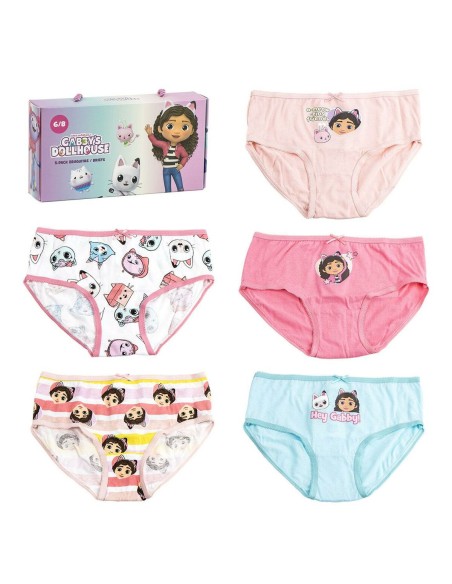 Pack of Girls Knickers Gabby's Dollhouse Multicolour 5 Units