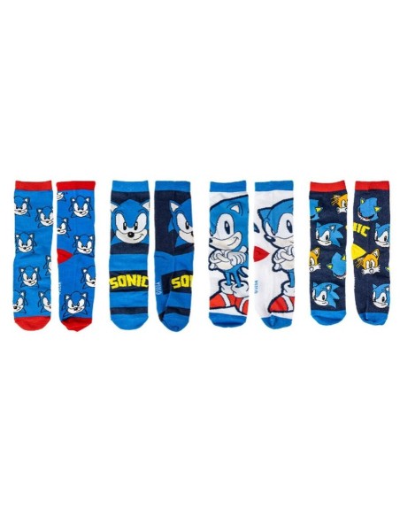 Socks Sonic Socks Unisex 4 pairs