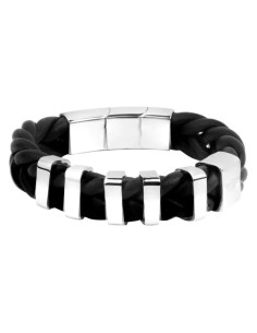 Men's Bracelet Police Leather 19 cm