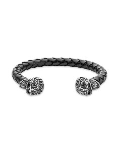 Men's Bracelet Police Leather 19 cm