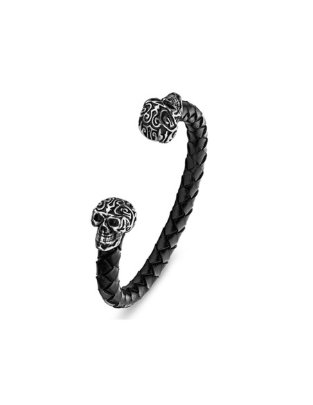 Men's Bracelet Police Leather 19 cm