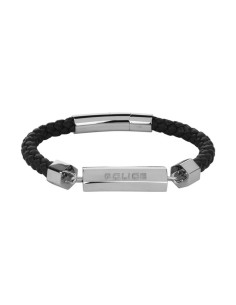 Men's Bracelet Police Leather 19 cm