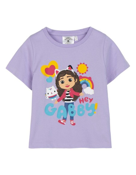 Child's Short Sleeve T-Shirt Gabby's Dollhouse White