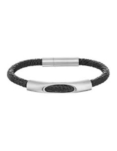 Men's Bracelet Police Leather 19 cm