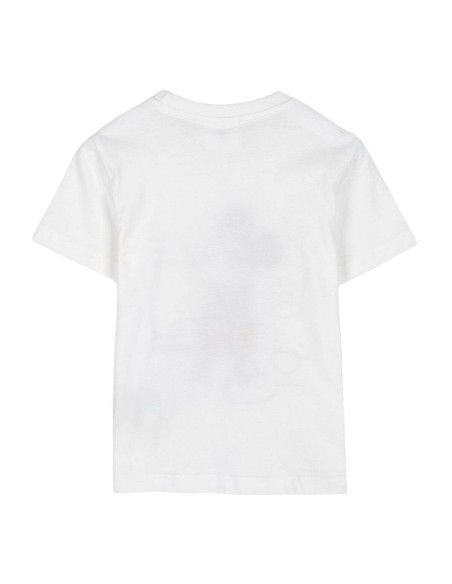 Child's Short Sleeve T-Shirt Mickey Mouse White