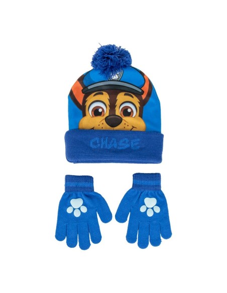 Hat & Gloves The Paw Patrol Blue (One size)