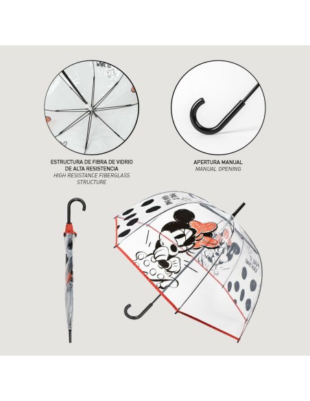 Umbrella Minnie Mouse Black PoE