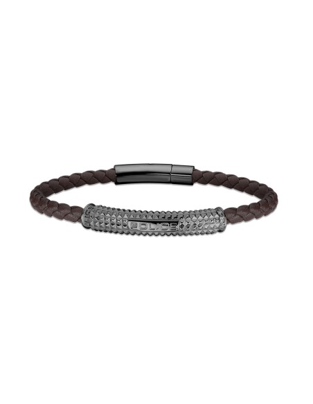 Men's Bracelet Police PEAGB2214903 Leather 19 cm
