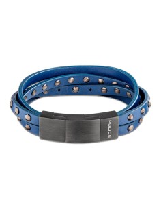 Men's Bracelet Police PEJGB2009301 Leather 19 cm